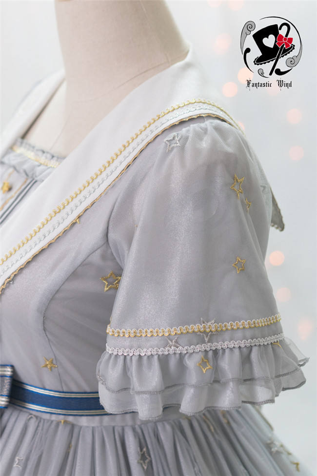 Planetesimals~ Summer Embroidery Lolita OP Dress -Pre-order Closed