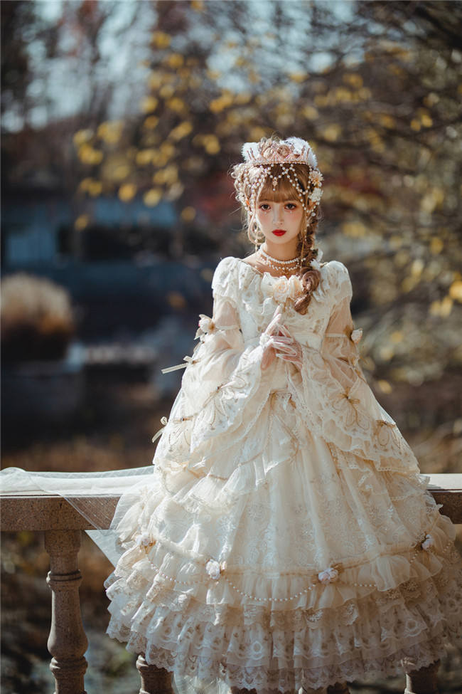 Miss Point ~Ode to the Dawn~ Embroidery Elegant Lolita OP