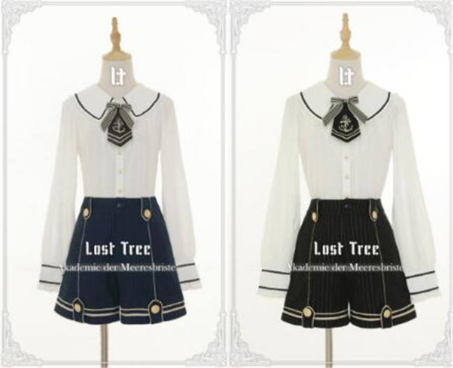 Akademie der Meeresbrise~ Ouji Lolita Top+Short Pants Set