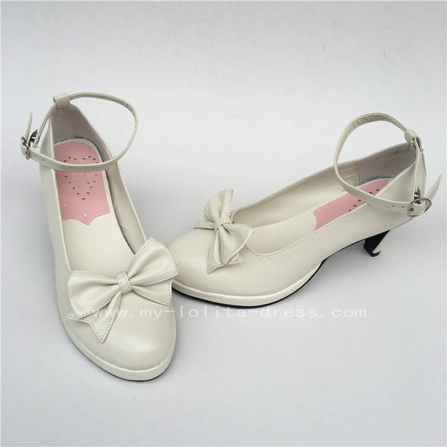 Matte Blue High Platform Lolita Heels Shoes