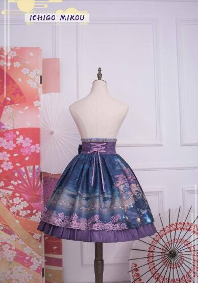 Ichigomikou Original Design Night Sakura Krathong Series