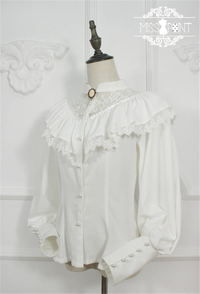 Alpine Maiden ~ Vintage Lolita Long Sleeves Blouse -Pre-order