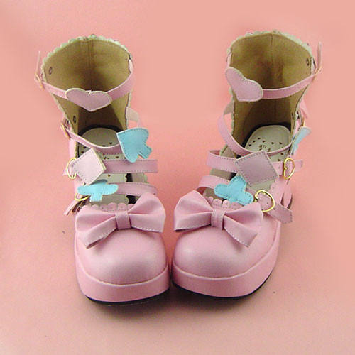 Pink Bow Lolita Girls Sandals
