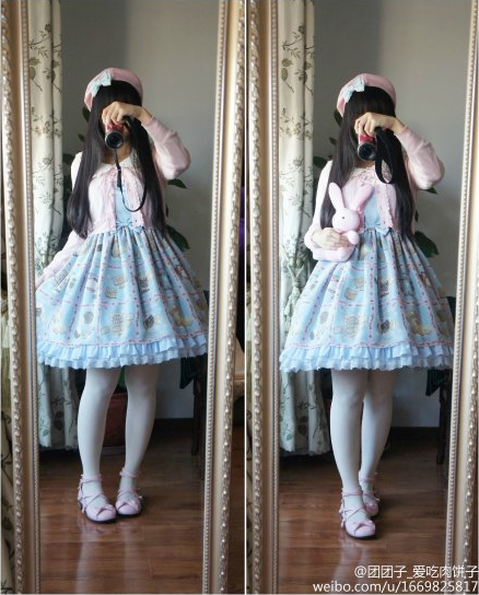 Vision World ~Sweet Bunny~ Embroidery Lolita Beret