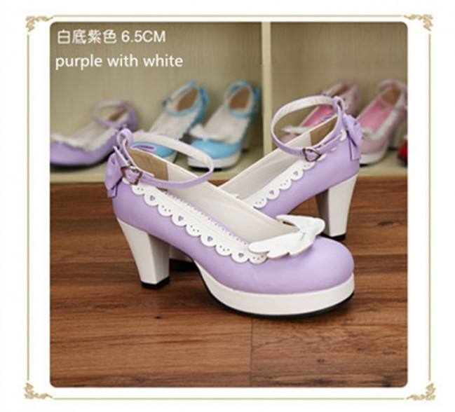 Angel's Wings Sweet Lolita Heel Shoes