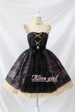 Droplight~ Classic Lolita JSK With Front Open Design -Ready Made