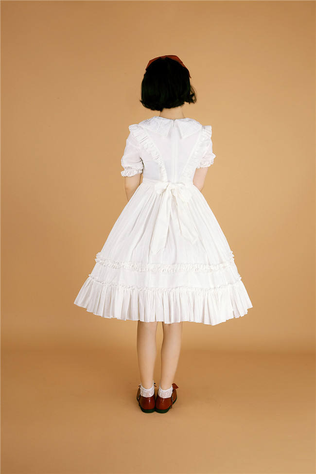 Peach Heart~ Sweet Lolita Short Sleeves OP -Pre-order Closed