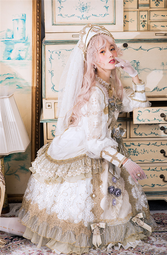 Dawn Nightmare~ Elegant Lolita OP Bridal Design