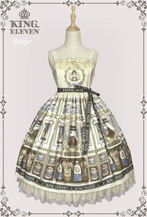2019 Version Delicate Life of Wang Tea~ Lolita JSK Dress Long Version - The 2nd Round Pre-order Closed