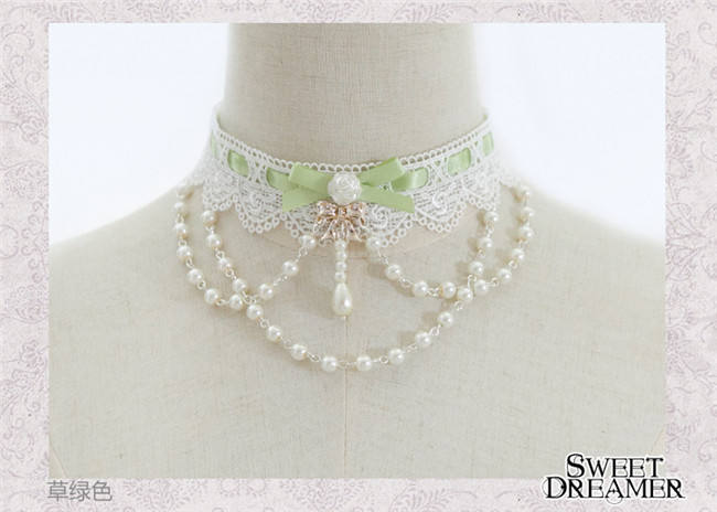 Sweet Dreamer~The Rose Bride~Beadchain Choker