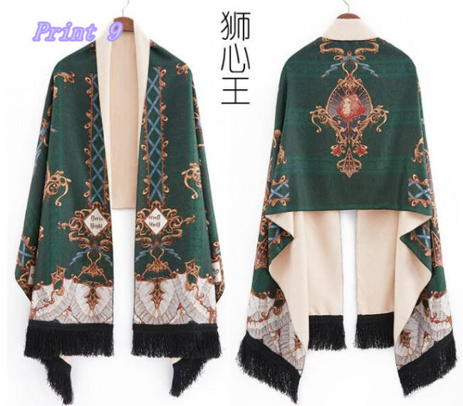 Vintage Classic Thickening  Shawl/Scarf 16 patterns-out