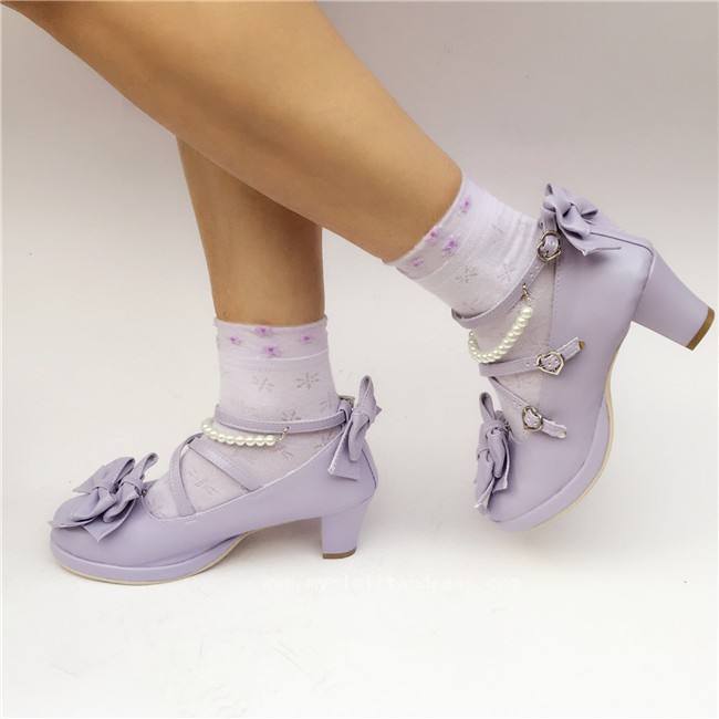 Antaina Tea Party Glitter Lolita Shoes