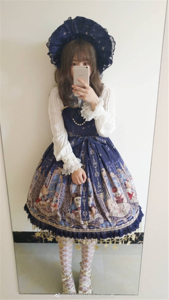 60cm/70cm Luxury Boguta Lolita Stars Theme Lolita Underskirt