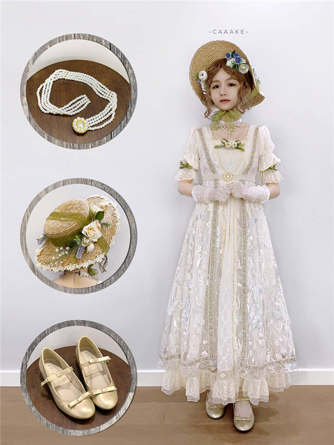 Miss Point ~ Salley Garden Empire Embroidery Lolita OP SP - Custom Tailor