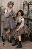 Junior Mechanic~ Classic Steam punk Lolita Blouse+Corset+Skirt Set -OUT