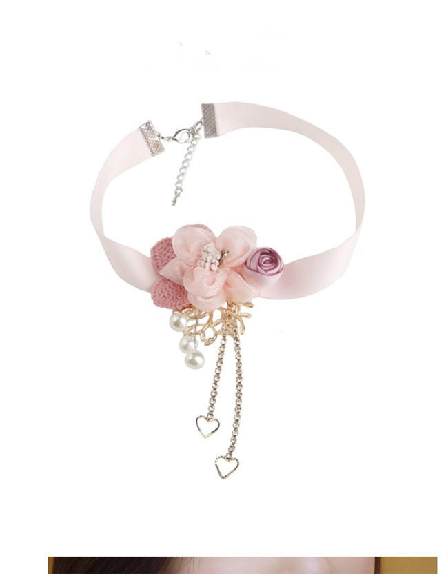 Bustling Flowers Beautiful Tassels Lolita necklace