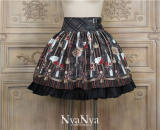 Royal Card~ British Style Printed Lolita Skirt -Ready Made