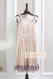 Sweet Roses Stripe Lolita JSK Dress-OUT
