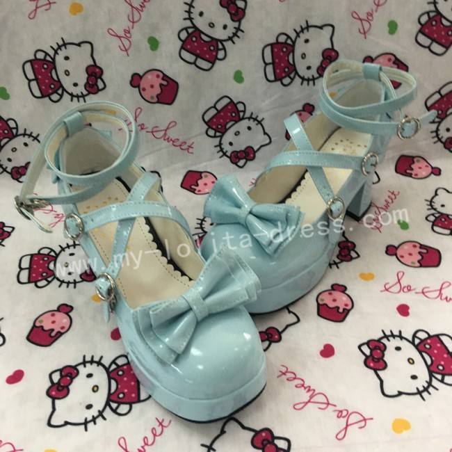 Dark Coffee Lolita Heels Footwear