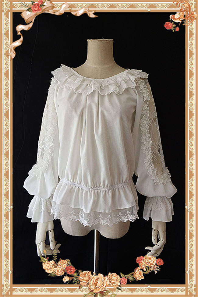 Jenny Cookies~Lolita Long Sleeves Blouse