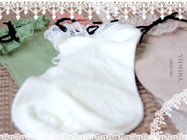 Yidhra  -Forest City- Cotton Lolita Ankle Socks