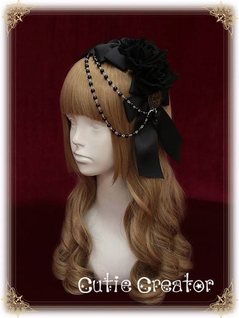Cutie Creator -The Rose Bride -Beadchain Headbow