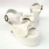 White High Platform lolita Shoes