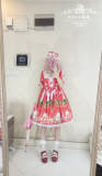 Strawberry Sheep And Cupcakes ~Sweet Lolita Short Sleeves OP Dress -Pre-order Closed
