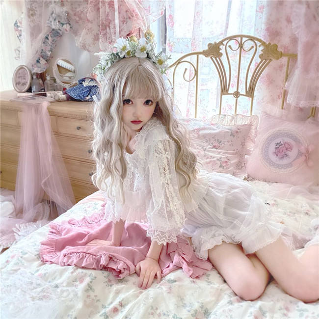 Summer Lace Chiffon Lolita Bloomer -Ready Made