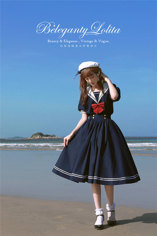Beleganty Fashion Lolita ~Sea and Wind~ Elegant Lolita OP