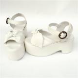 White High Platform lolita Shoes