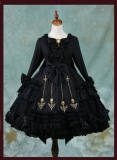 Young Girl With A Sword~ Unicolor Chiffon Lolita OP-OUT
