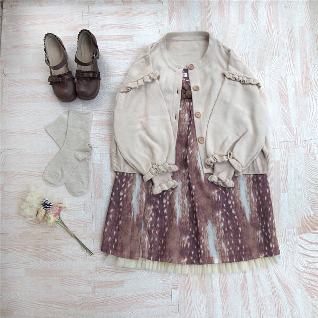 Little Sheep~ Sweet Lolita Cardigan -Pre-order Closed