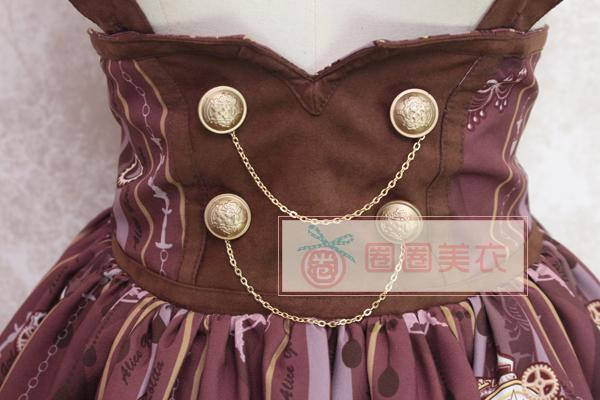 Alice Girl~ Steampunk Bear&Gear~ Lolita Salopette
