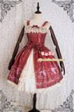 Strawberry Witch Aurora Sleeping Beauty Lolita Jumper Dress - out