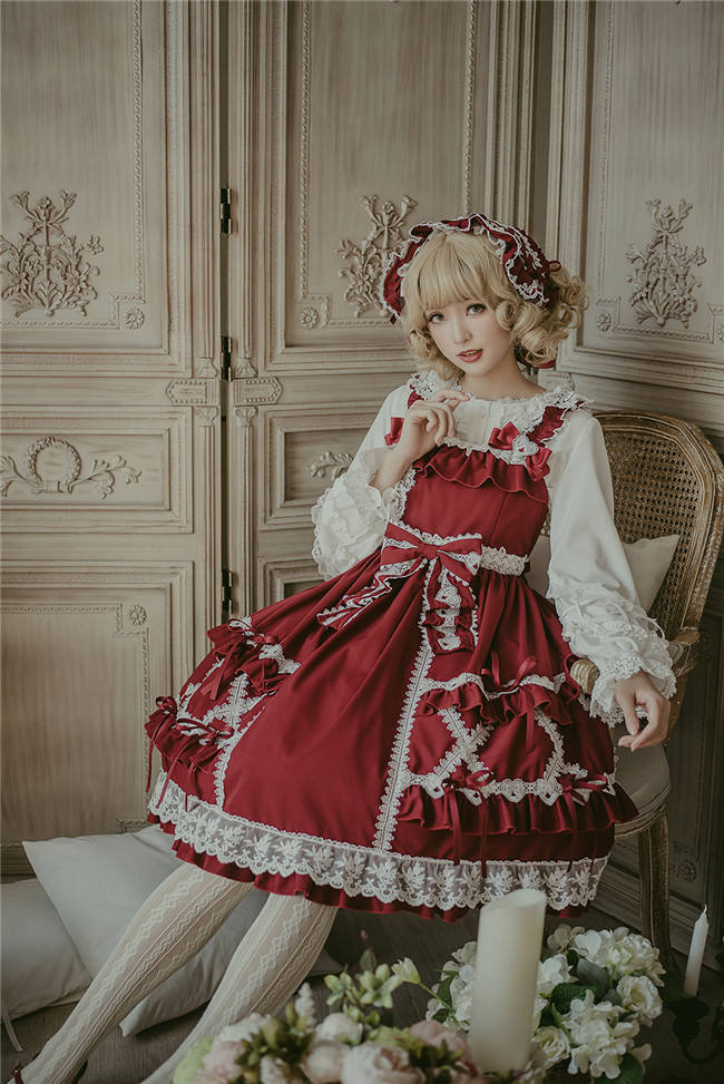 Little Dipper Cream Crispy~ Classic Lolita JSK Dress -Ready Made