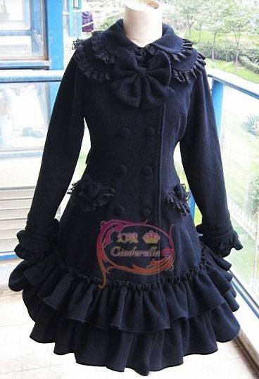 Double-layers Collar Lolita Winter Jacket