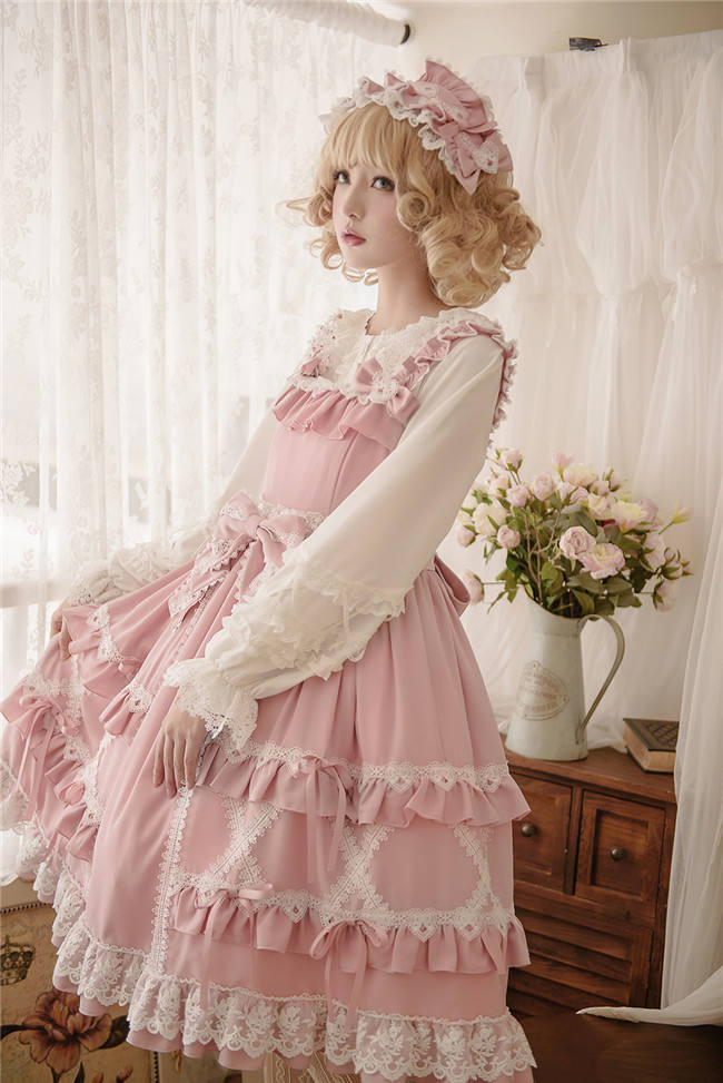 Little Dipper Cream Crispy~ Classic Lolita JSK Dress -Ready Made