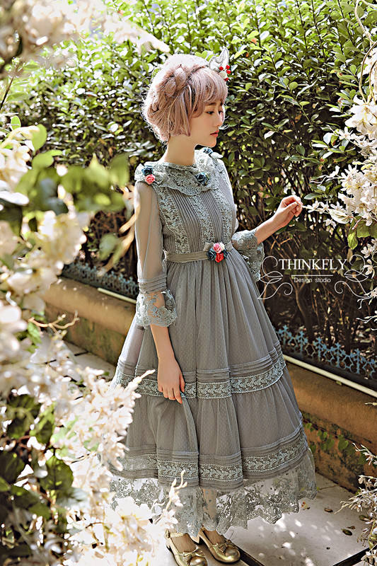 ThinkFly ~Fond Memories of Autumn~ Lolita OP Dress - Pre-order Closed