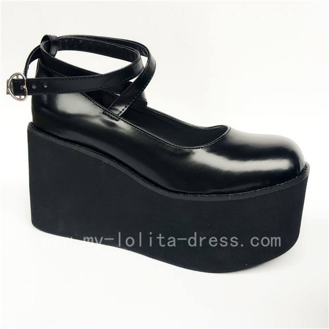Black Velvet High Platform Women Shoes