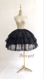 Miss Lolo~ Organza Tailored Lolita Fishbone Petticoat Length Adjustable -Ready made