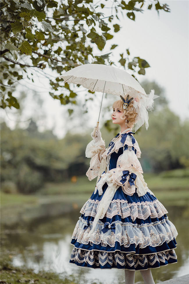 Miss Point ~Masked Ball Luxury Details Lolita OP Fullset