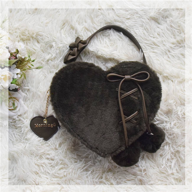 Repair of Love/Star~ Sweet Lolita Fur Hand Bag/Cross-body Bag