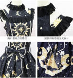 Diamond Honey ~Starry Sky Lolita JSK with Tailing Yarn -Pre-order