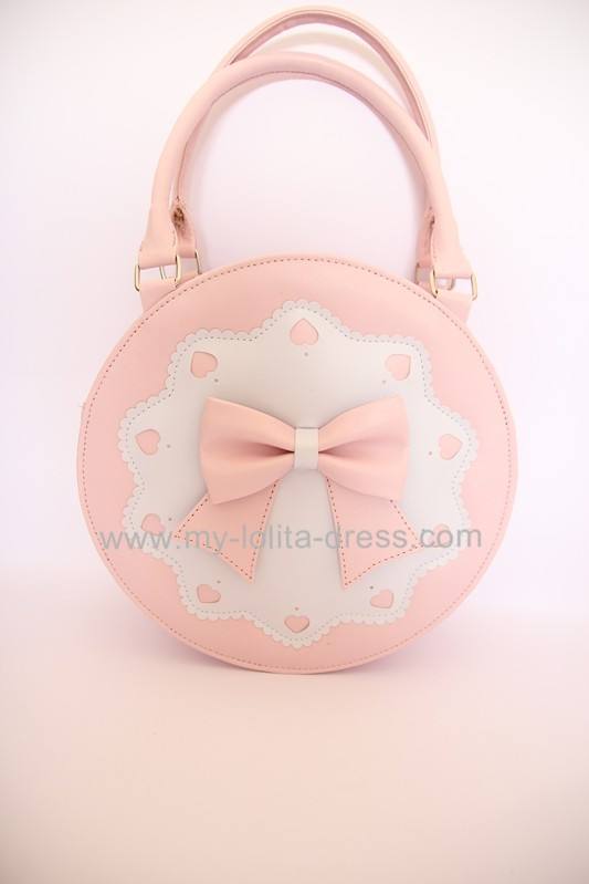 Round Shape Sweet Bow Lolita Handbag