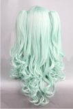 Sweet Green Lolita Curls Wig with Two Ponytails