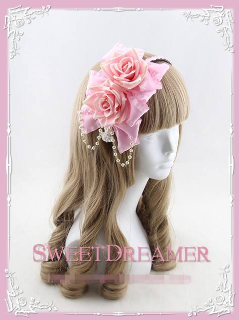 Sweet Dreamer Sweet Flower Cla Lolita Headbow