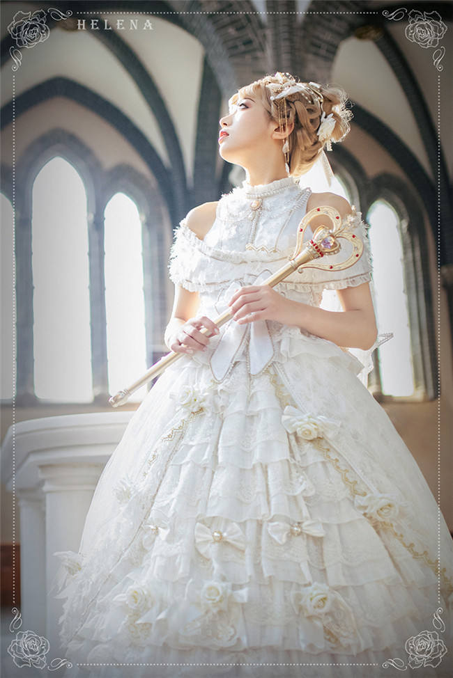YUPBRO Lolita ~Helena~ Luxury Lolita JSK Bridal Design