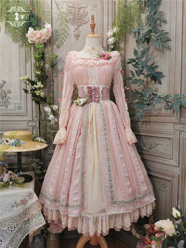 Miss Point ~ Salley Garden 2.0 Embroidery Vintage High Waist Lolita Skirt