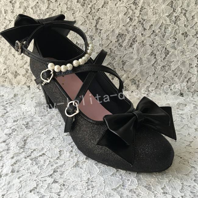 Antaina Tea Party Glitter Lolita Shoes